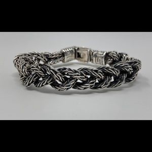Rope Bracelet  Sterling silver 925 for men
